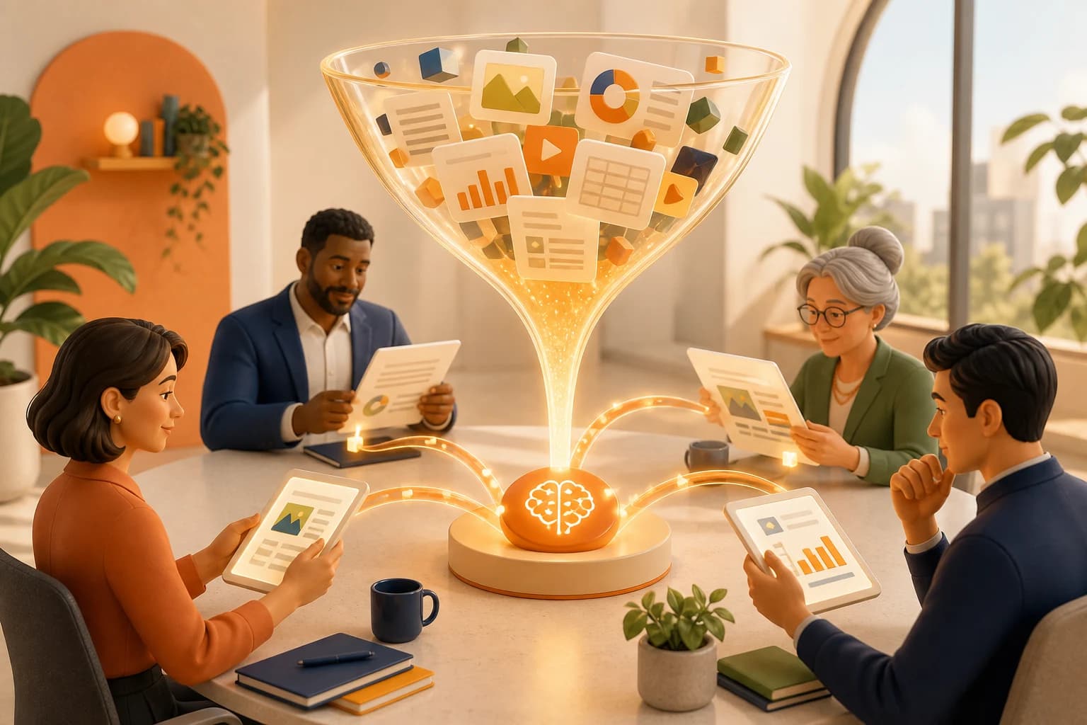 Generated work arriving at a manager, a teacher, an executive and a customer. Each of them is receiving material that may be generated, and each needs to know what that changes about how far to trust it.