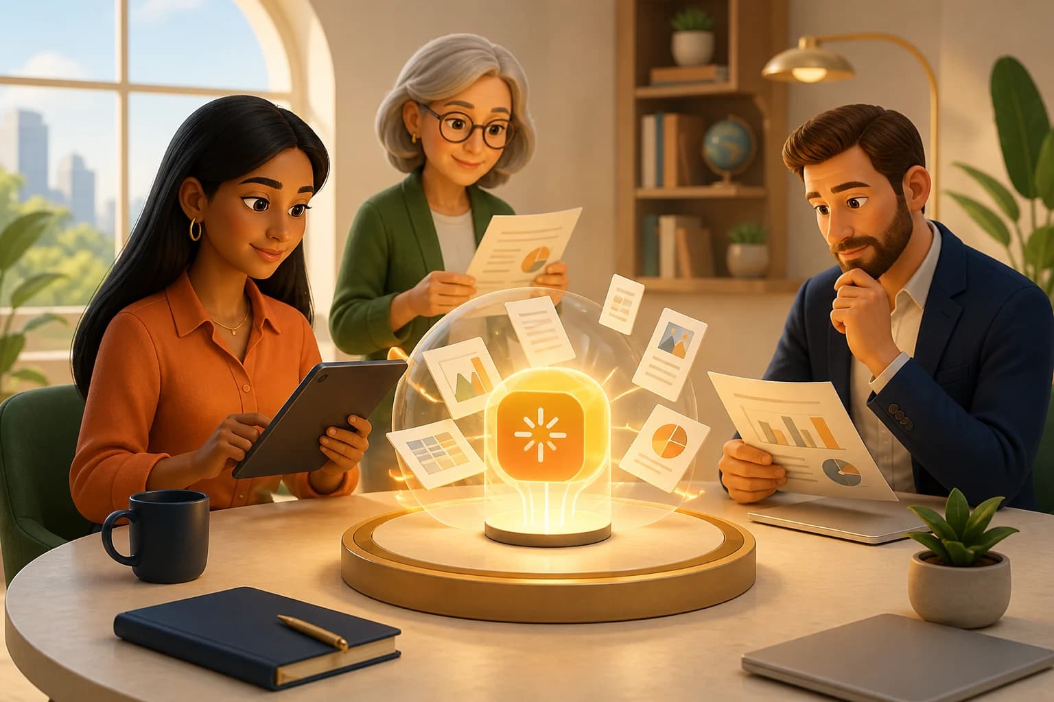 Generated work arriving at a manager, a teacher, an executive and a customer. Each of them is receiving material that may be generated, and each needs to know what that changes about how far to trust it.